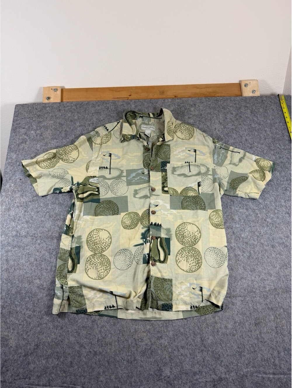 Cezani 100% Silk Golf Shirt Size Large